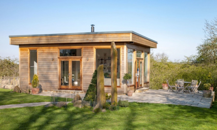 chalet en bois de jardin